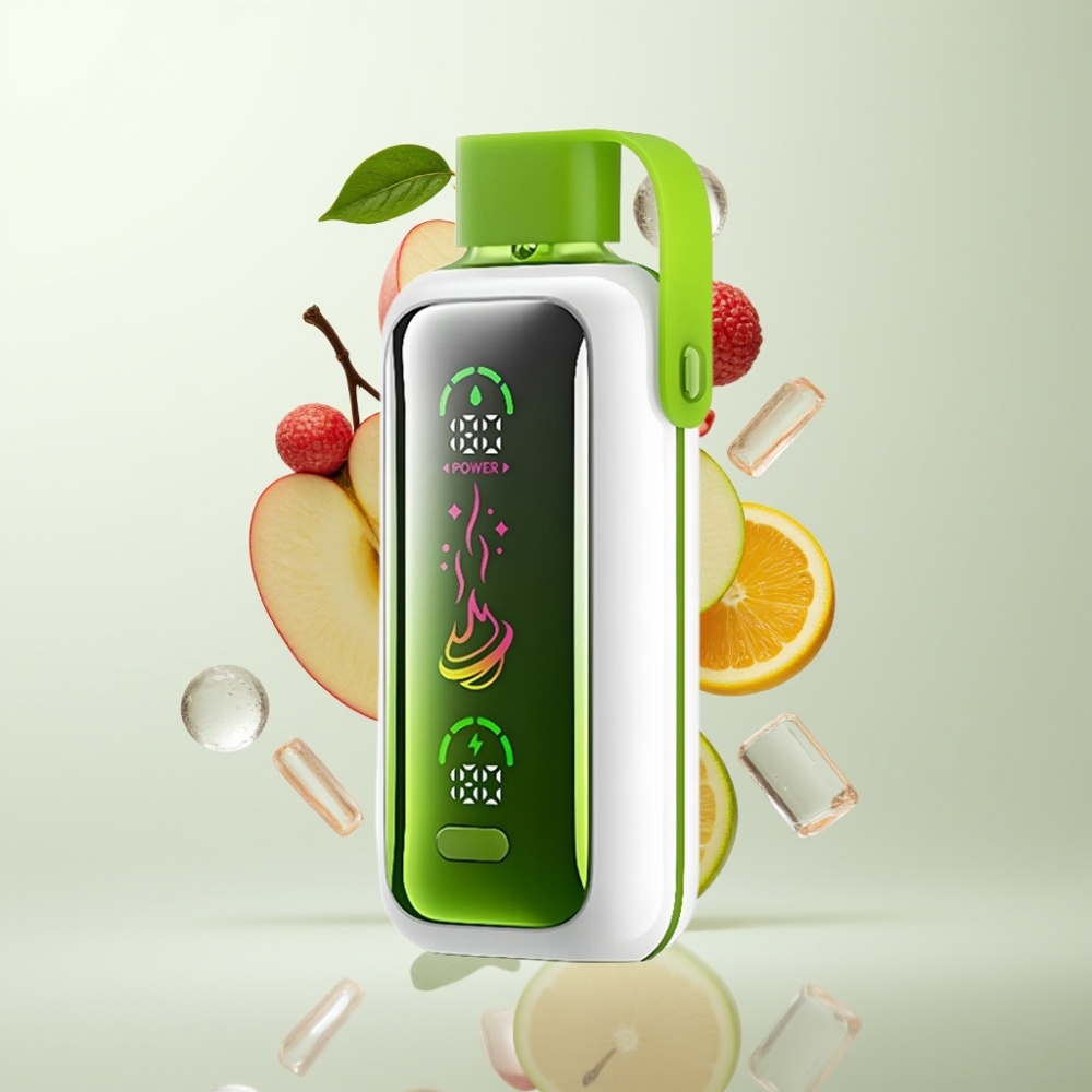 VOZOL Star 20000 Puffs Écran Miroir HD 22 Double Pomme Glacée