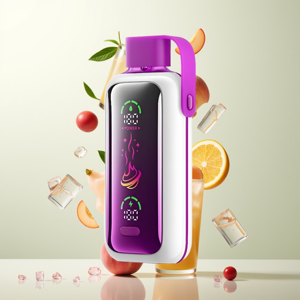 VOZOL Star 20000 Puffs Écran Miroir HD 22 Dual Mesh 650mAh Pêche Glacée