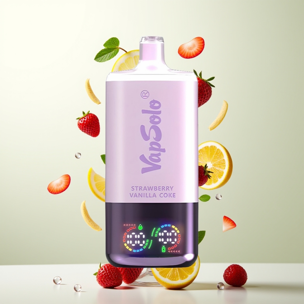 coke à la vanille aux fraises