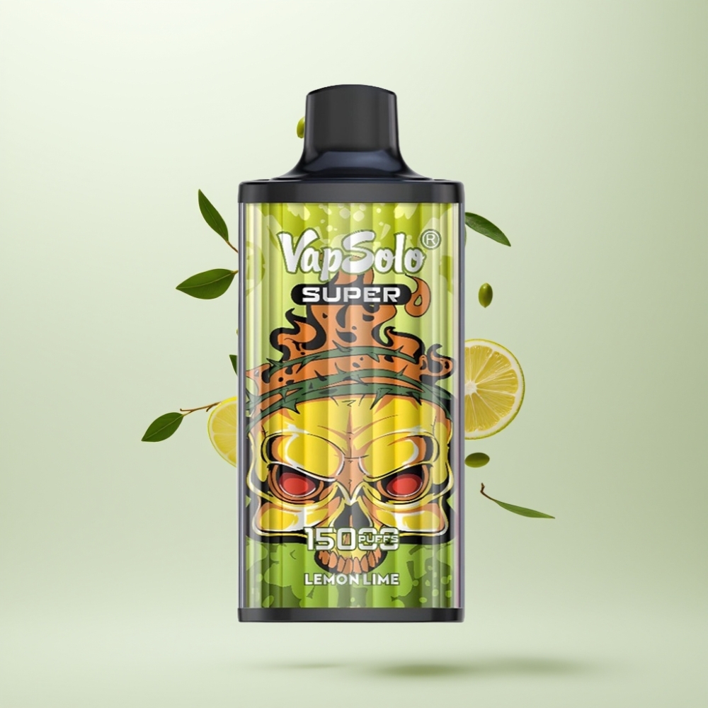 Vapsolo Super 15000 Puffs 40ml 850mah Lima Citron Type-C