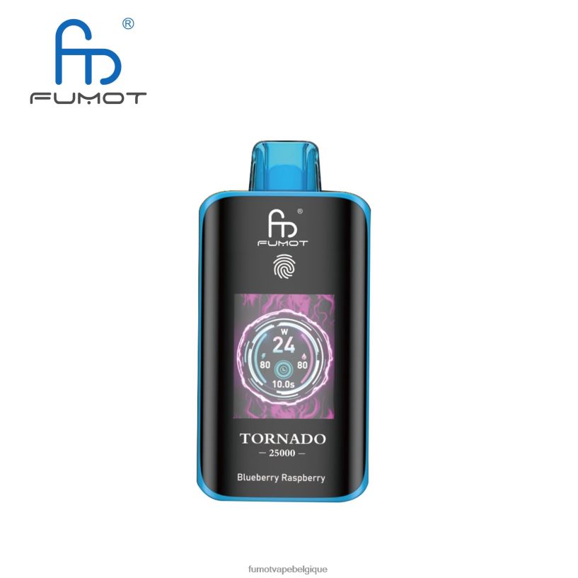 Fumot Avis - Fumot Tornado 25000 vapes jetables myrtille framboise XL0RP3