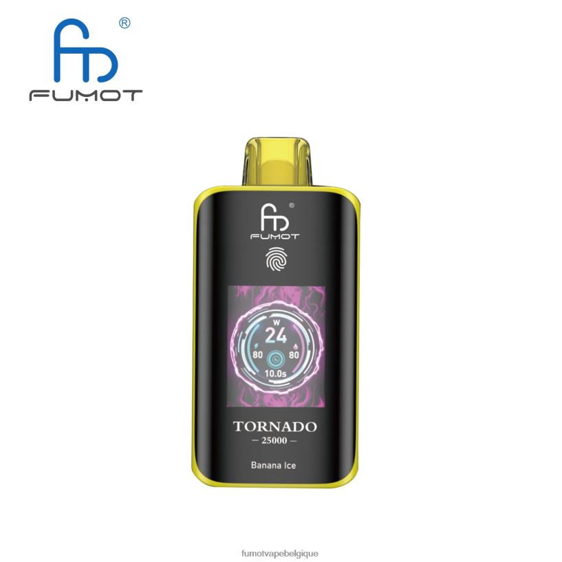 Fumot Belgique - Fumot Tornado 25000 vapes jetables glace à la banane XL0RP1
