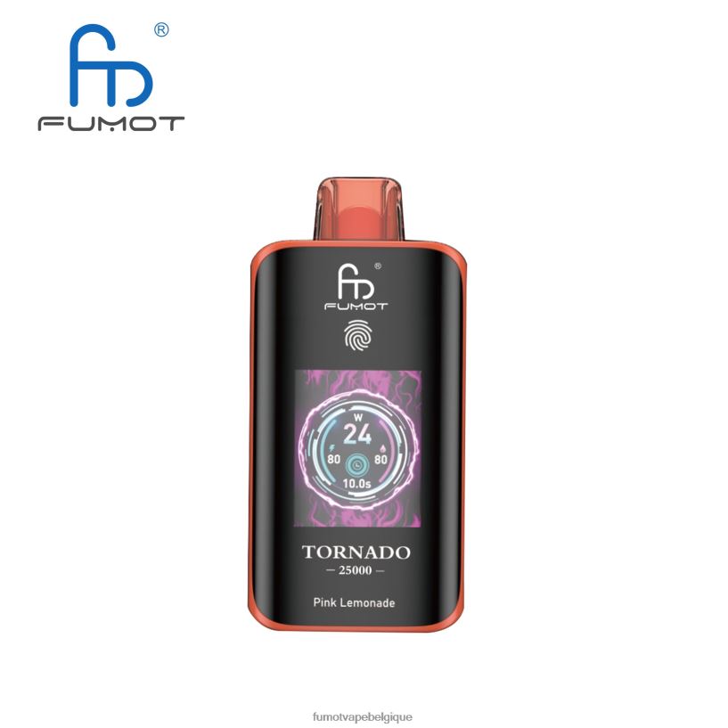 Fumot Belgique - Fumot Tornado 25000 vapes jetables limonade rose XL0RP10