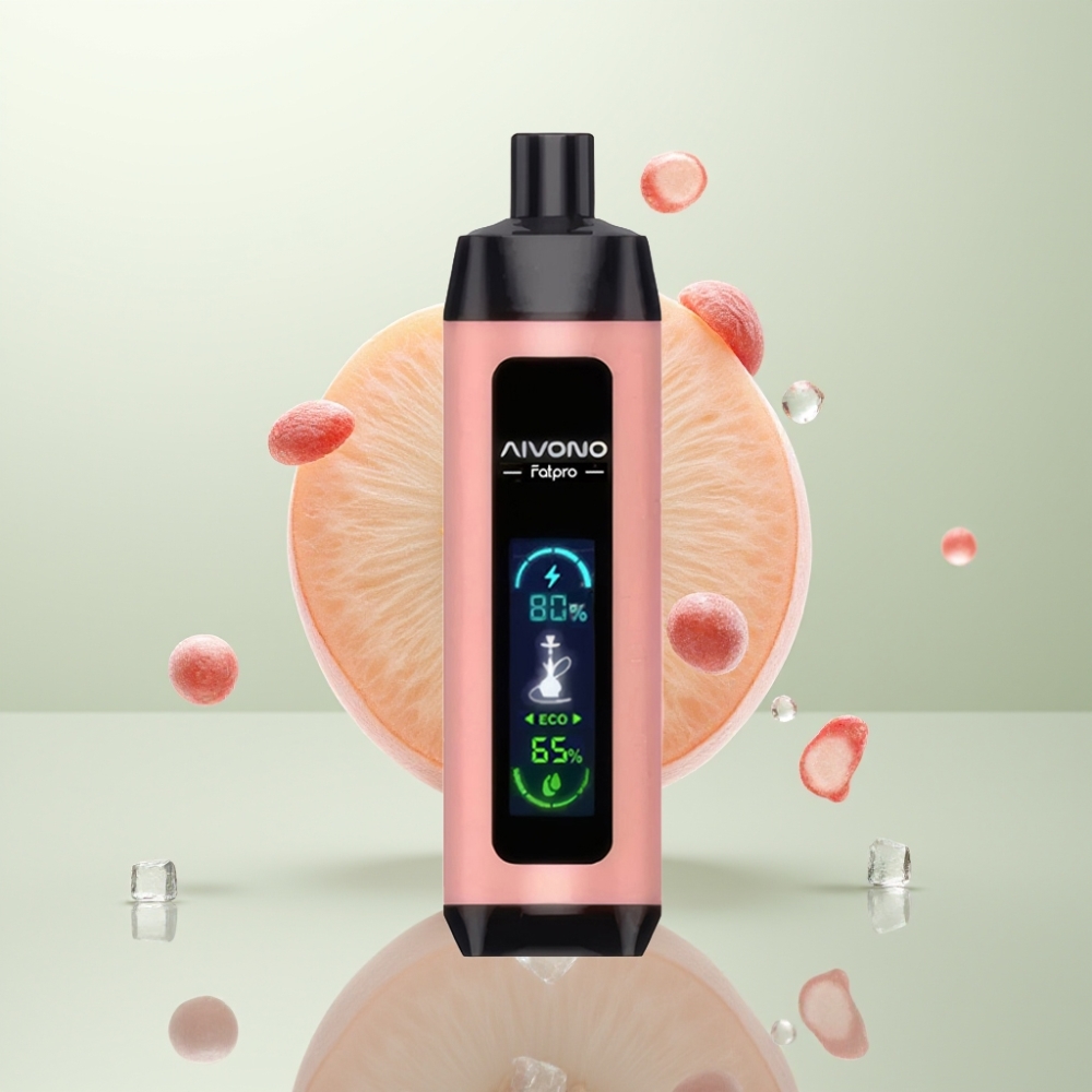 Aivono AIM FATPRO 22000 Puffs 28ml 5% Nicotine Double Modes Pêche Glacée