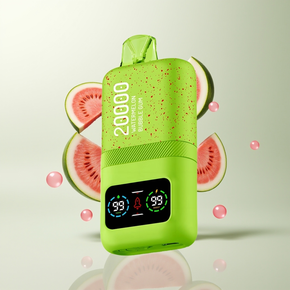 Aivono AIM MAGIC 20000 Puffs 26ml Double Mesh Ecran LCD Type-C 600mAh Gomme Bulle Pastèque