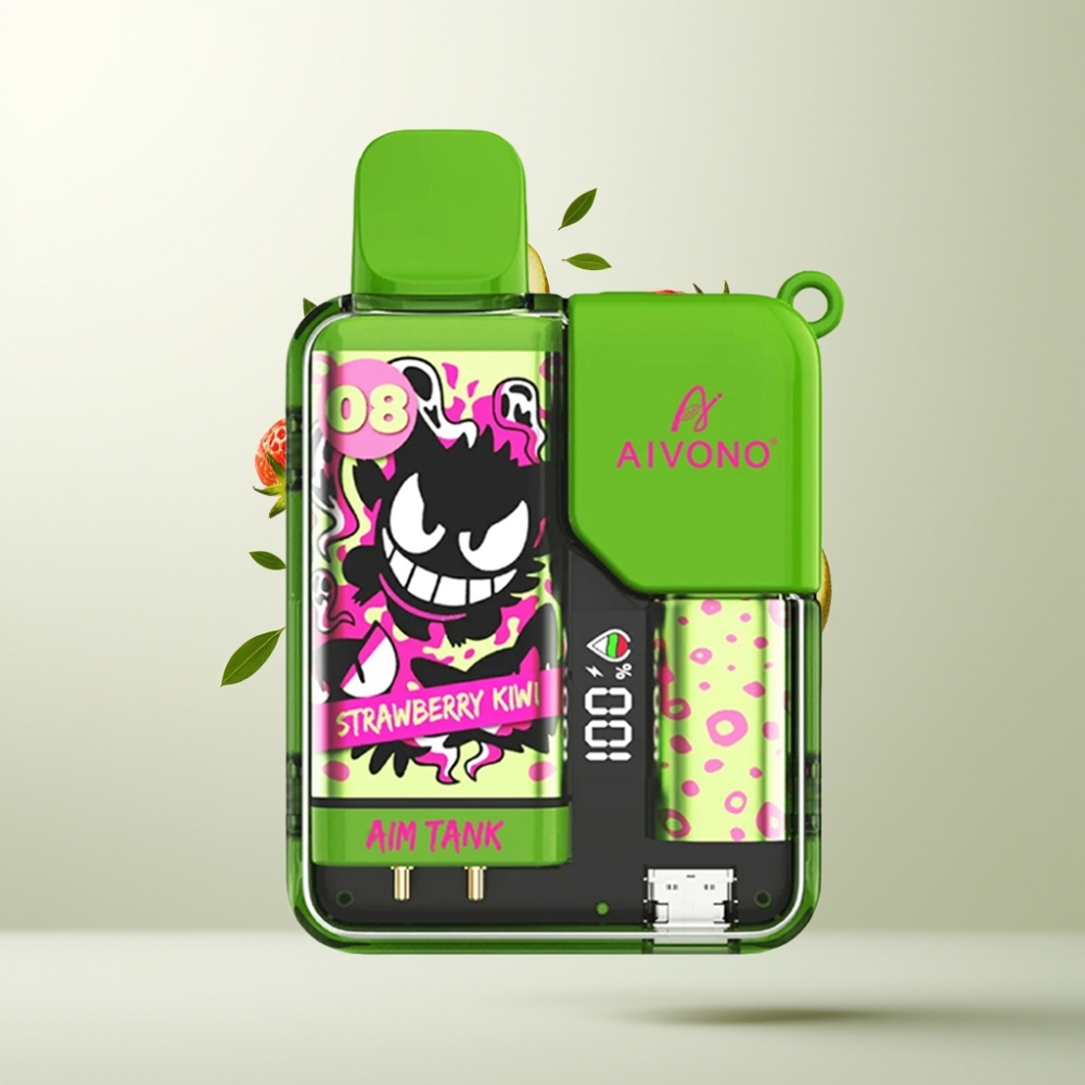 Aivono AIM-TANK 9500 Puffs 18ml 650mAh LCD Fraise Kiwi