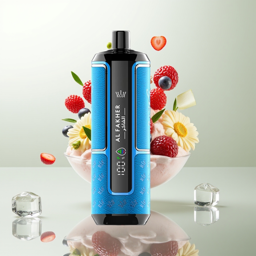 Al Fakher Crown Bar 15K Hypermax 22ml 600mAh Type-C DTL 6mg Compact Baie Glacée