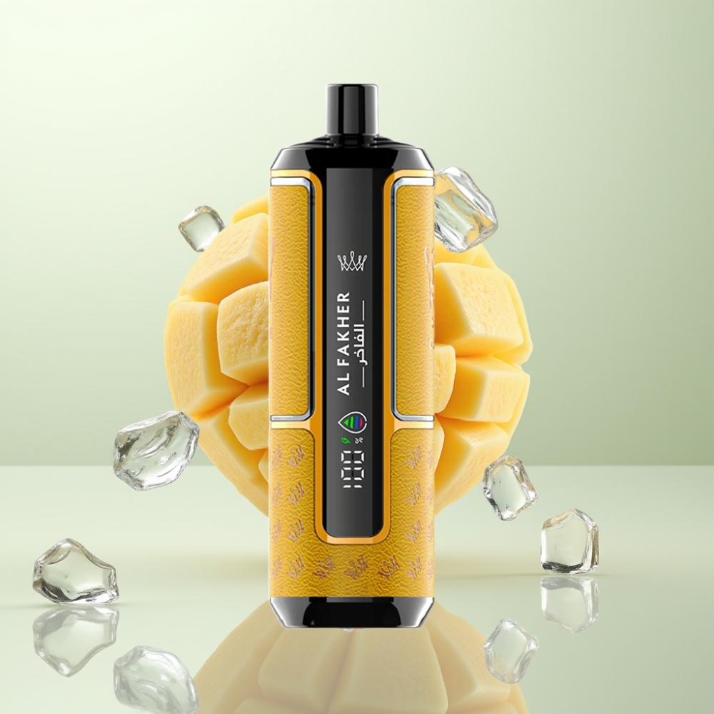 Al Fakher Crown Bar 15K Hypermax 22ml 600mAh Type-C Mangue Glacé DTL 6mg/ml