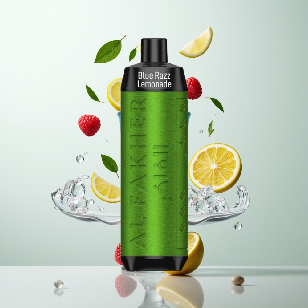 Al Fakher Crown Bar 8000 Crystal 18ml 5mg 0.6ohm Bleu Citron Framboise