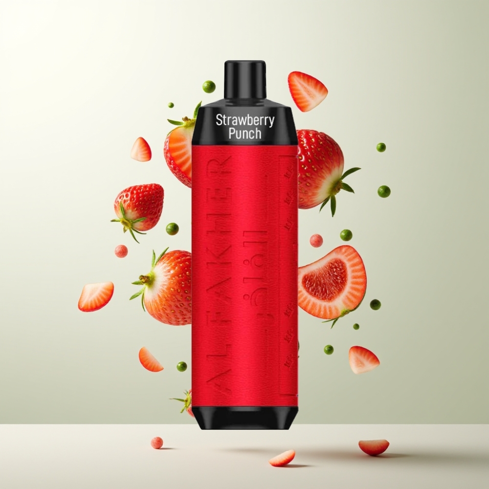 Al Fakher Crown Bar 8000 Crystal 18ml 5mg 0.6ohm Fraise Punch