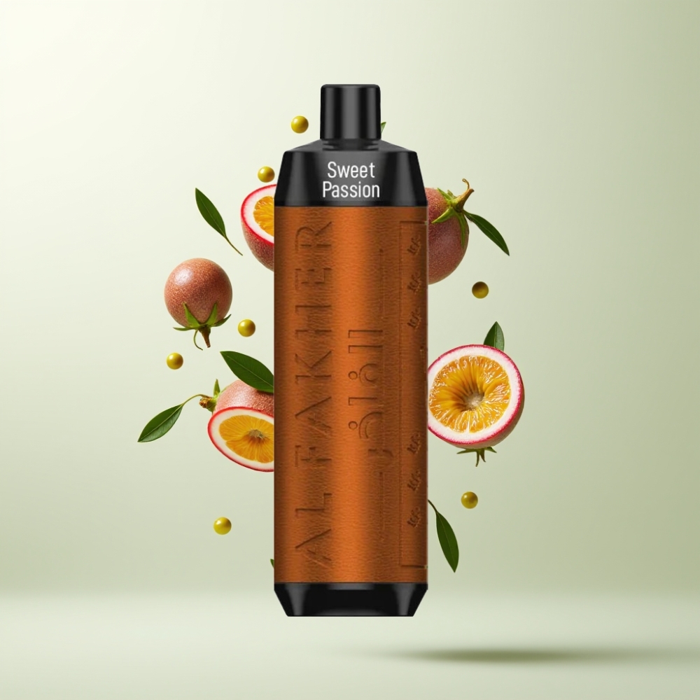 Al Fakher Crown Bar 8000 Crystal Disposable Vape 18ml Douce Fruit de la Passion 0.6Ω