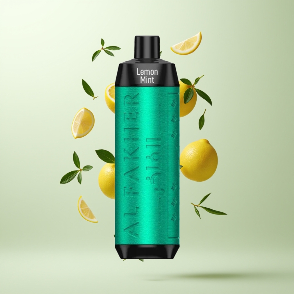 Al Fakher Crown Bar 8000 Crystal Vape Jetable 18ml 5mg Citron Menthe