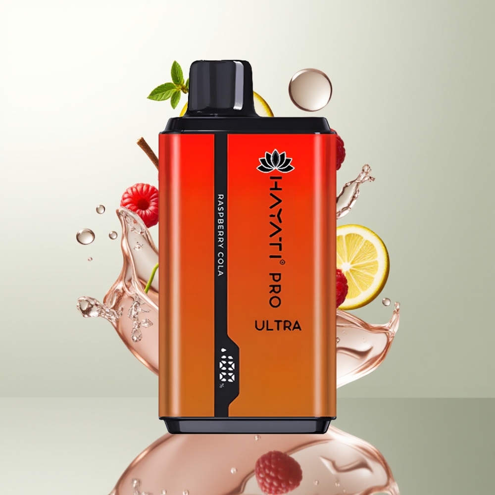 Hayati Pro Ultra 15000 Puffs 850mAh 24ml 2% Framboise Cola