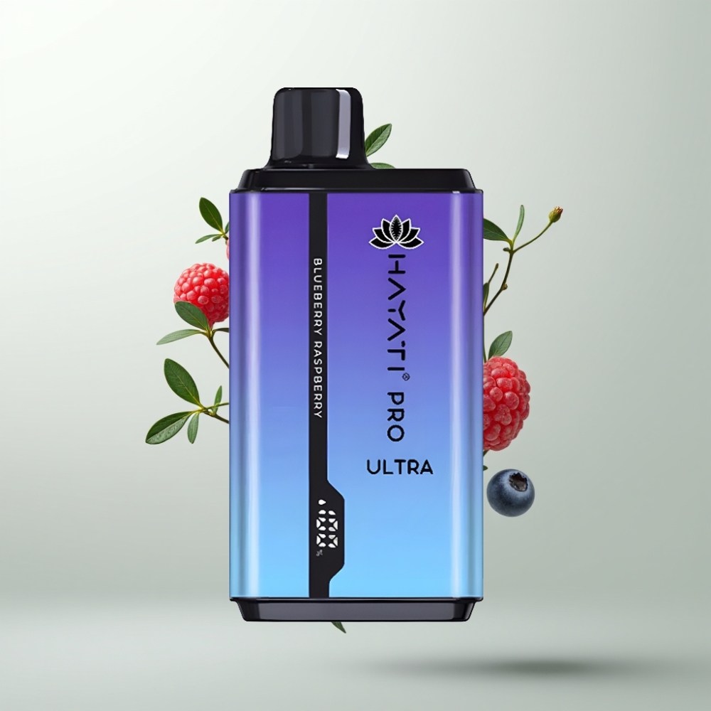 Hayati Pro Ultra 15000 Puffs 850mAh 24ml 2% Myrtille Framboise