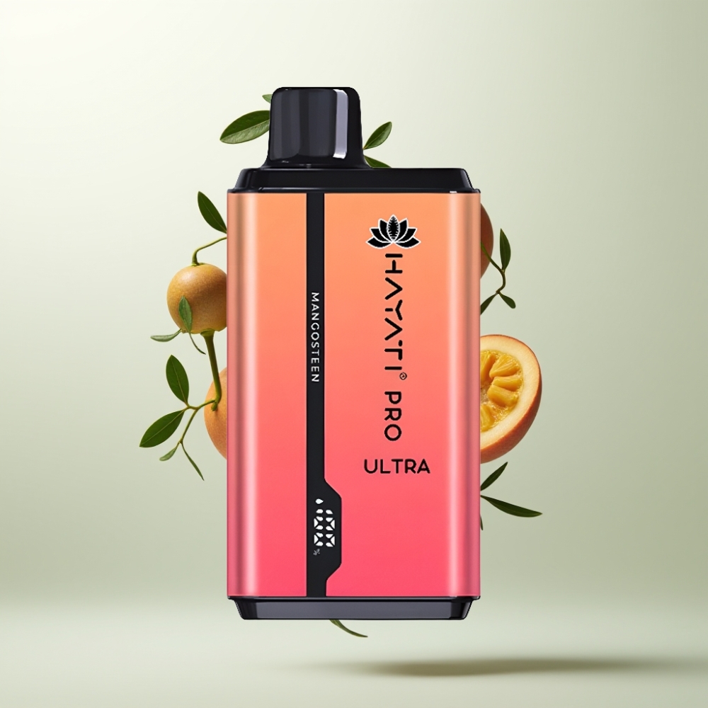 Hayati Pro Ultra 15000 Puffs Mangoustan 850mAh 2×12ml 2% 49 Saveurs