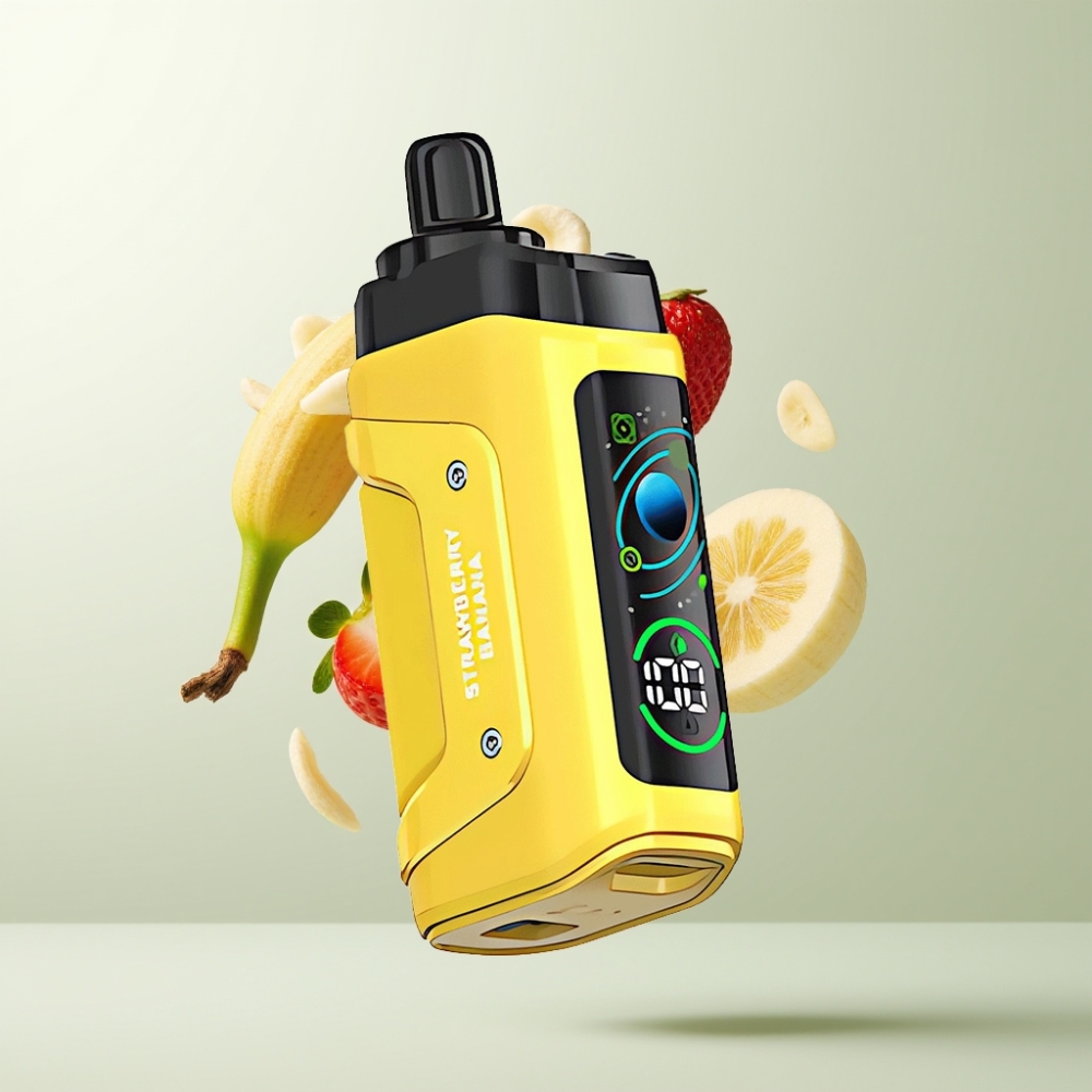 Razz Bar 45000 Puffs Rechargeable Type-C 20mg/ml Fraise Banane