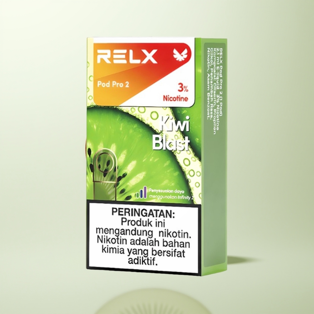 RELX Pod Pro 2 600 Puffs 1.9ml Kiwi Explosion 3% Eco/Smooth/Boost