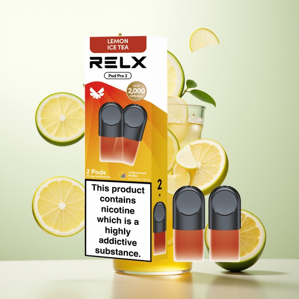RELX Pod Pro 2 600 Puffs 1.9ml Thé-Citron Glacé 1.8%