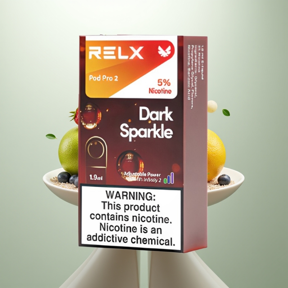 RELX Pod Pro 2 600 Puffs 5% 1.9ml Éclat Obscur 3 Modes