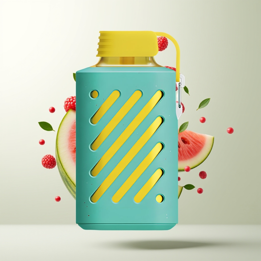 VOZOL GEAR 10000 Puffs 20ml E-liquide 65% PCR Framboise Pastèque Disposable Vape