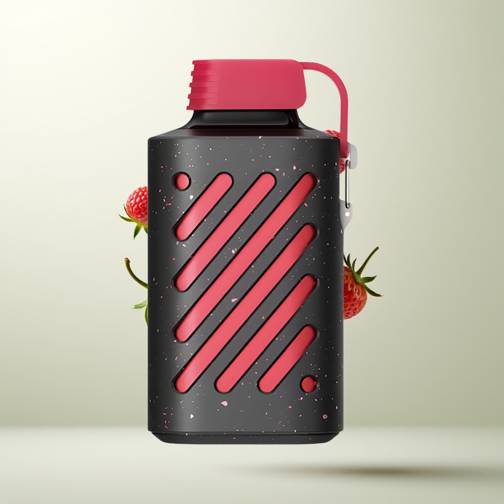 VOZOL GEAR 10000 Puffs 20ml Protection Boucle Multifonction Saveur Fraise Framboise