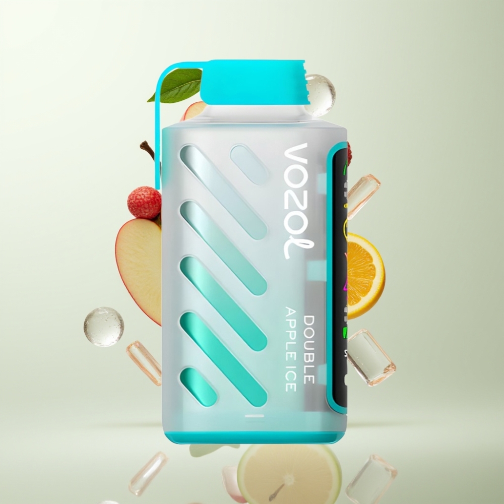 VOZOL Gear Power 20000 Puffs Double Pomme Glacée – Tech S.i.L.C. 20mL 5% Dual Mesh Écran Plein