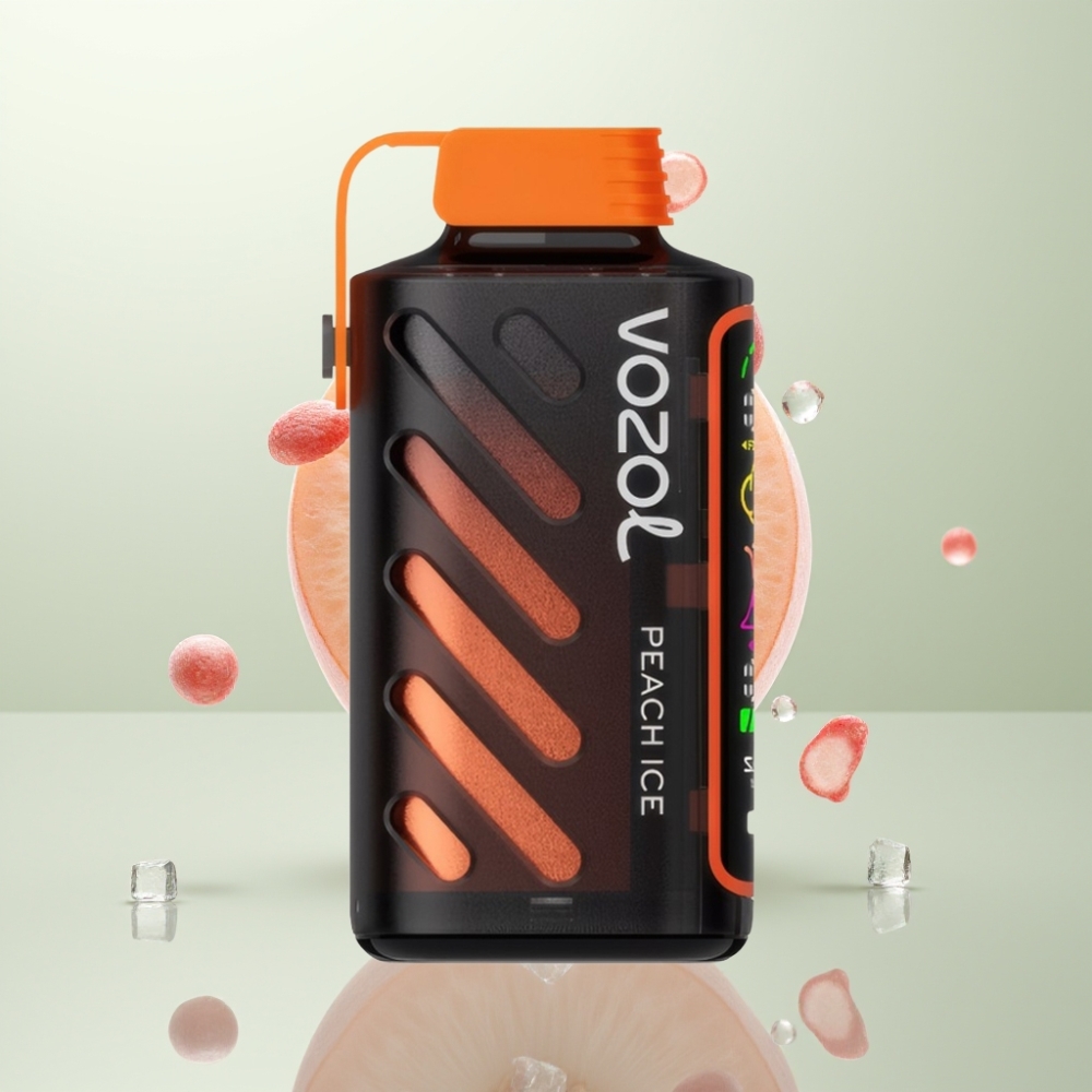 VOZOL Gear Power 20000 Puffs Technologie S.i.L.C. Tech ECO 20000 Puffs DOUBLE MESH 20mL 5% Pêche Glacée