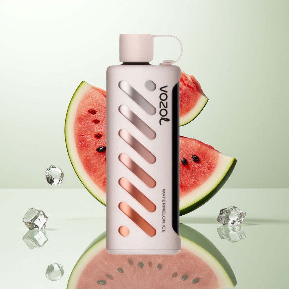 VOZOL Gear Shisha 25000 Puffs Pastèque Glacée S.i.L.C Tech Dual Mesh 1000mAh 5mg/ml