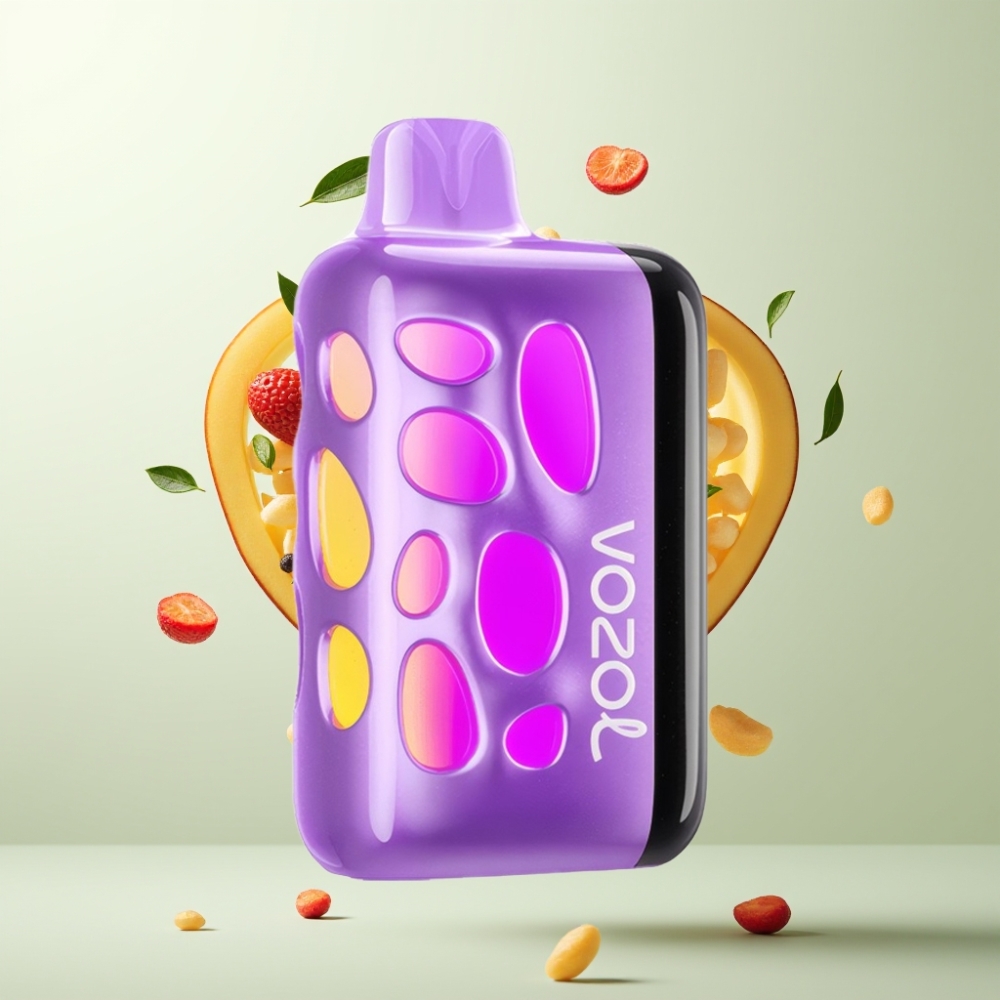 VOZOL RAVE 40000 Disposable Vape 270° Lueur Vibrante Mode Fête Synchronisé 80% Charge en 20 Min Saveur Amour 777