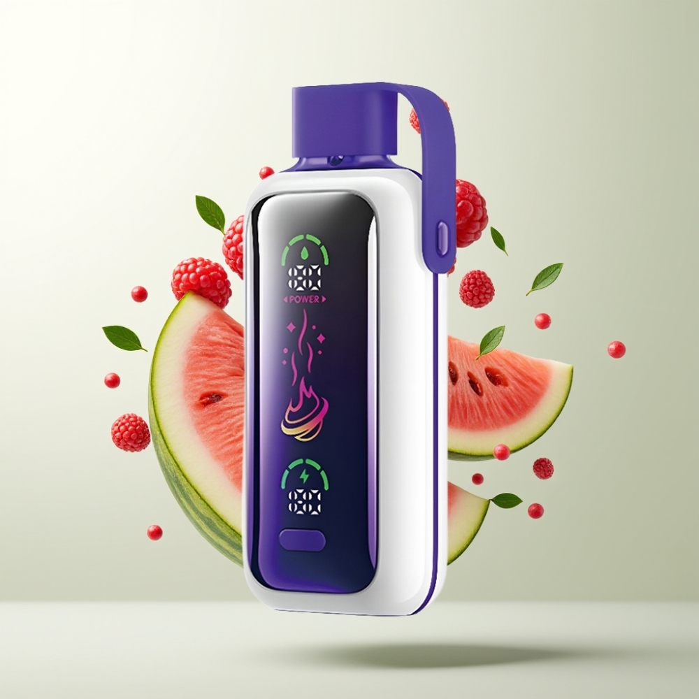 VOZOL Star 20000 Puffs Écran HD 2,2" Double Mesh 650mAh Framboise Pastèque