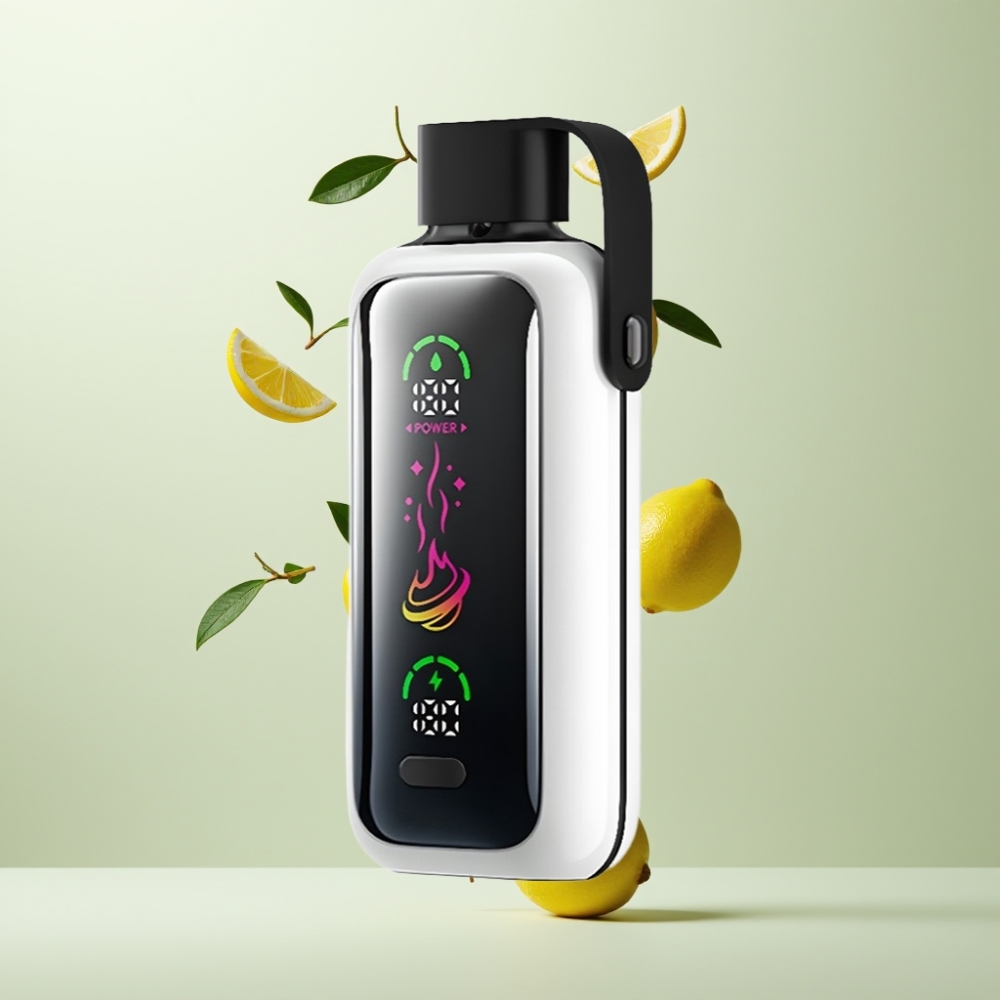 VOZOL Star 20000 Puffs Écran Miroir HD 2,2" Double Mesh 650mAh Citron Parfumé