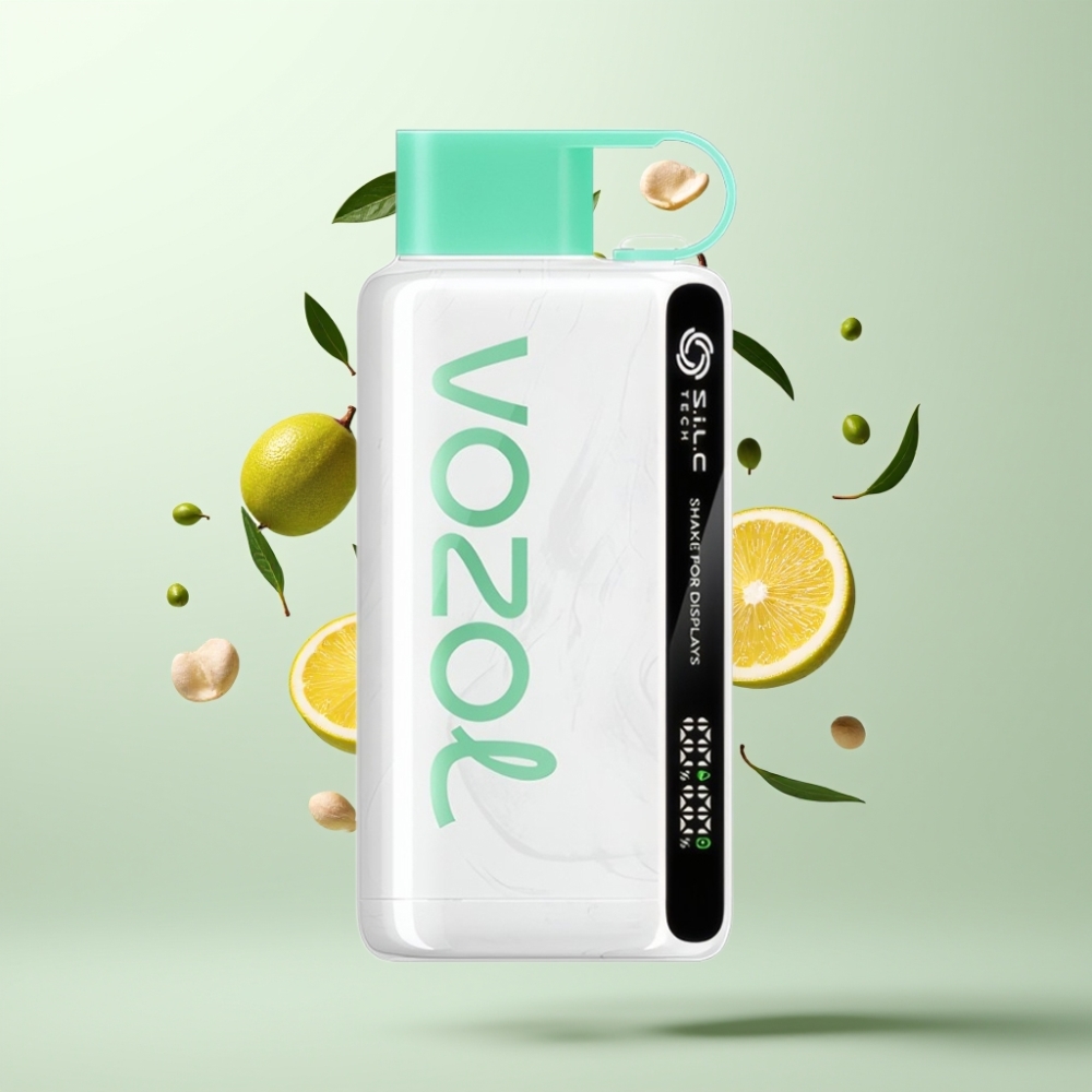 VOZOL STAR 9000/12000 E-Shake Menthe Glaciale S.i.L.C TECH Recyclé 650mAh