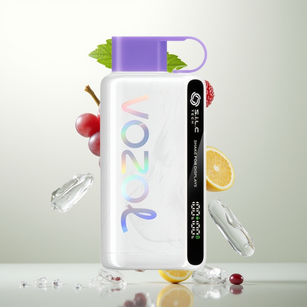 VOZOL STAR 9000/12000 Puffs Charge Rapide 30% Glace Raisin Recyclé Tech S.i.L.C