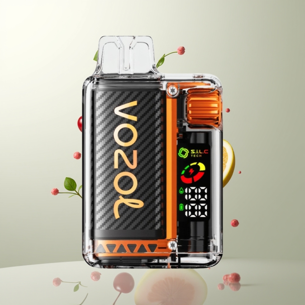 VOZOL Vista 20000 Puffs Batterie Rechargeable 650mAh OLED Écran 2% Nicotine Cerise Cola