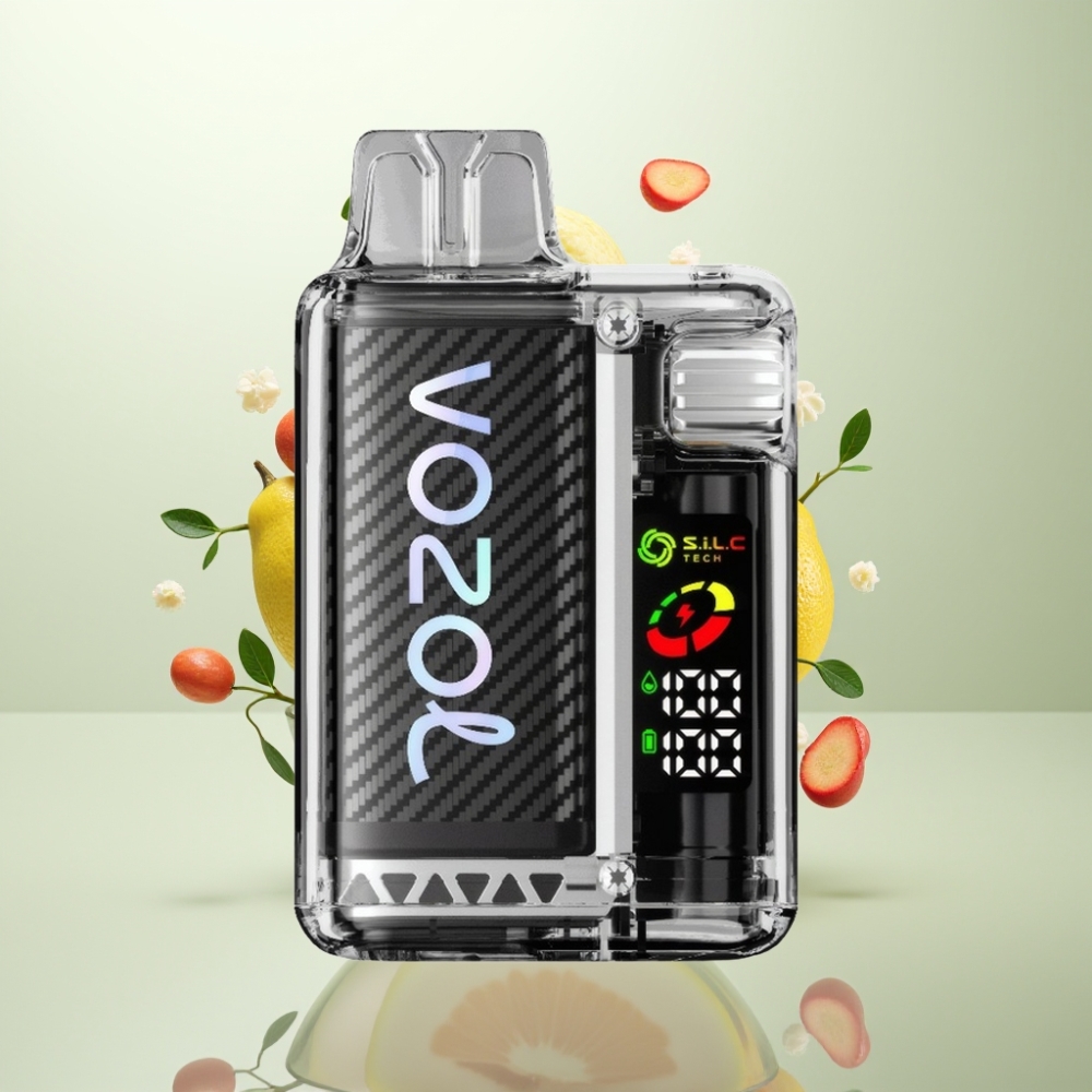 VOZOL Vista 20000 Puffs Rechargeable 650mAh 2% Nicotine OLED Screen Dual Mesh Coil 65% PCR TPD MTL Lavafeu