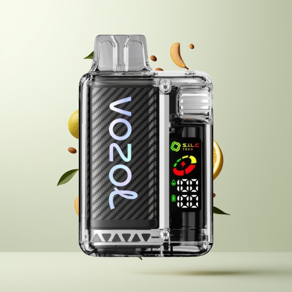 VOZOL Vista 20000 Puffs Tabac Vanicreme 650mAh 2% OLED MCU 65% PCR TPD MTL Rechargeable