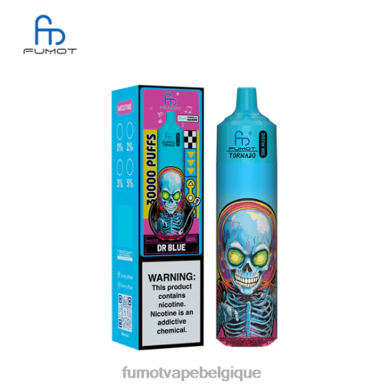 Fumot Tornado 30k muziek dr blauw RRT4L12 - Fumot Vape Belgique