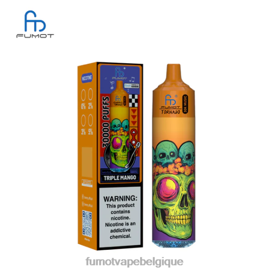 Fumot Tornado 30k muziek drievoudige mango RRT4L29 - Fumot Vape Online Shop