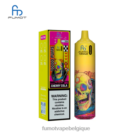 Fumot Tornado 30k muziek kersen cola RRT4L8 - Fumot Vape Price